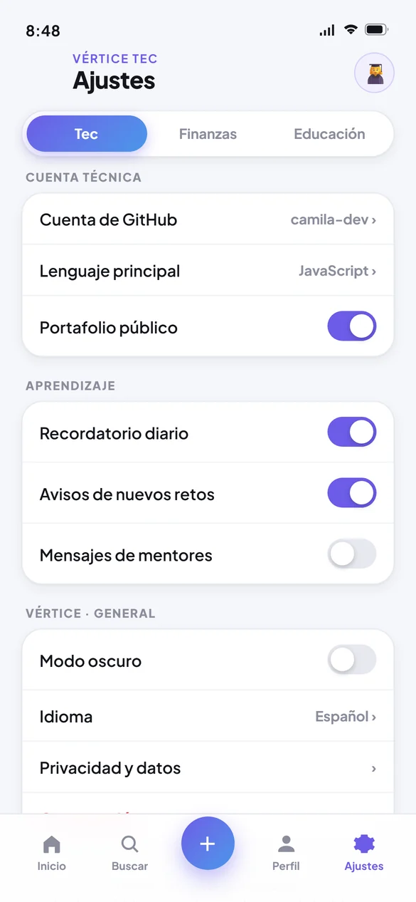 Ajustes